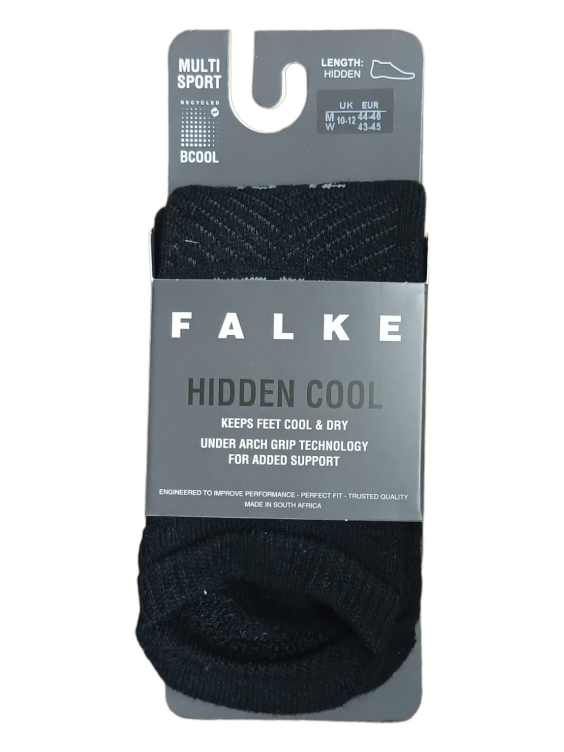 Falke | Hidden Cool Socks | Black, Size: 4-6