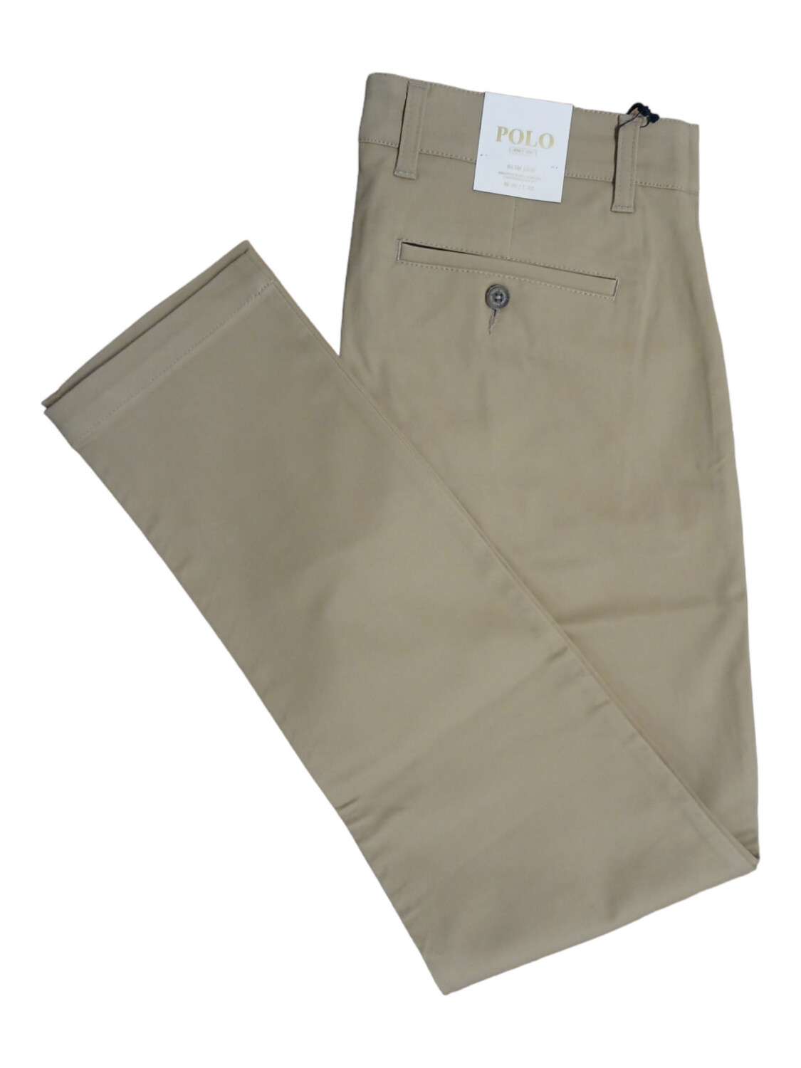 Polo | Venice Slim Fit Chino | Khaki, Size: 28W/32L