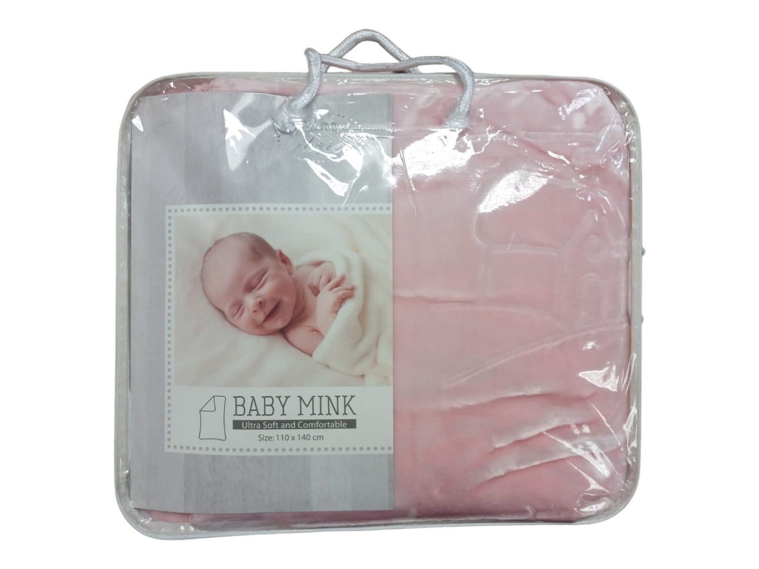 Mother&#39;s Choice | Baby Mink Blanket | Pink Bear