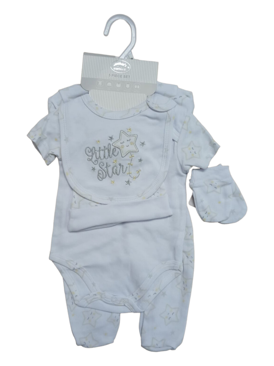 Mother&#39;s Choice | Infants 5 Piece Grower Set | Little Star, Size: 0-3