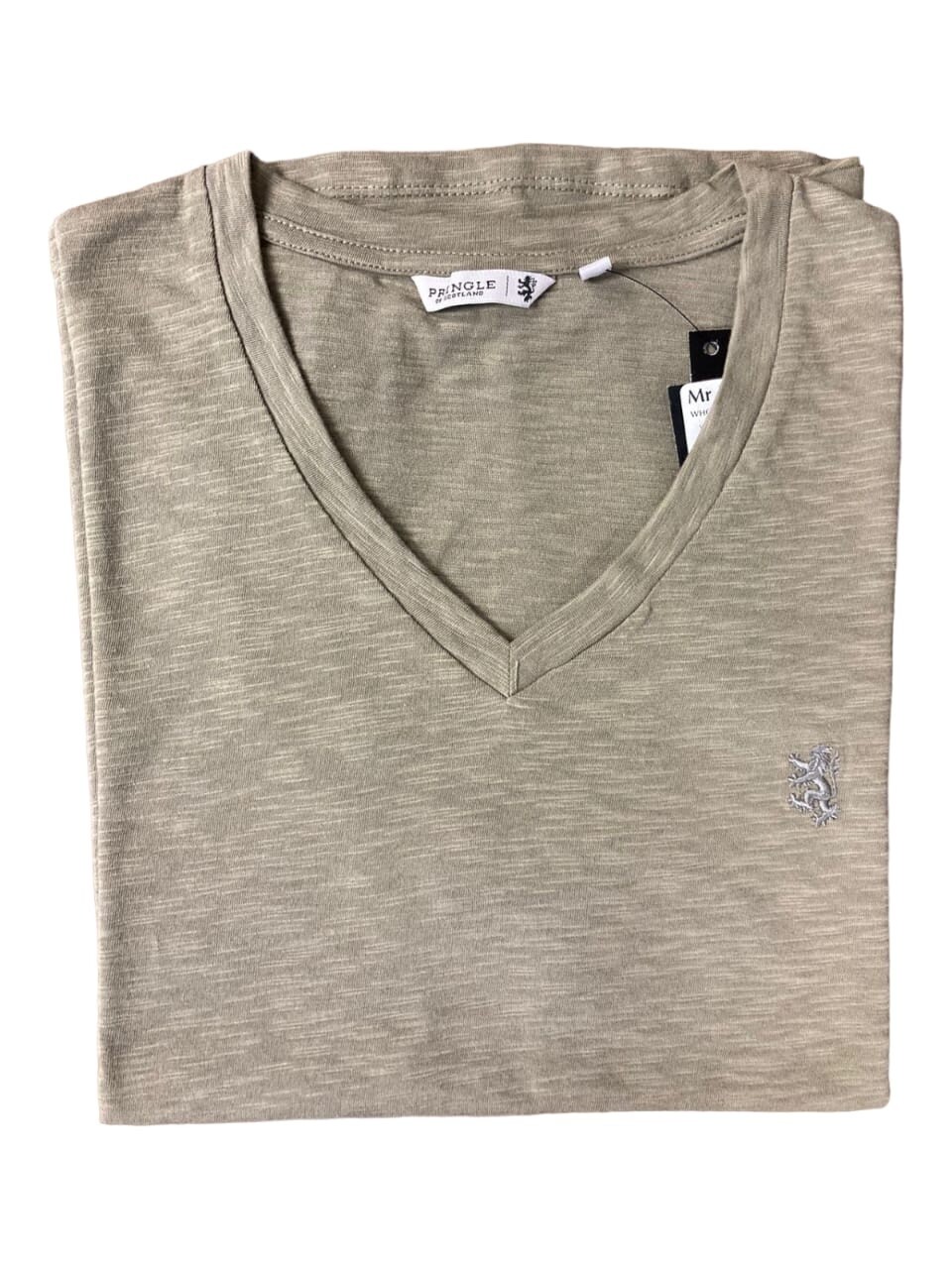 Pringle | T-Shirt | LTOP1015 | V Neck | Fatigue