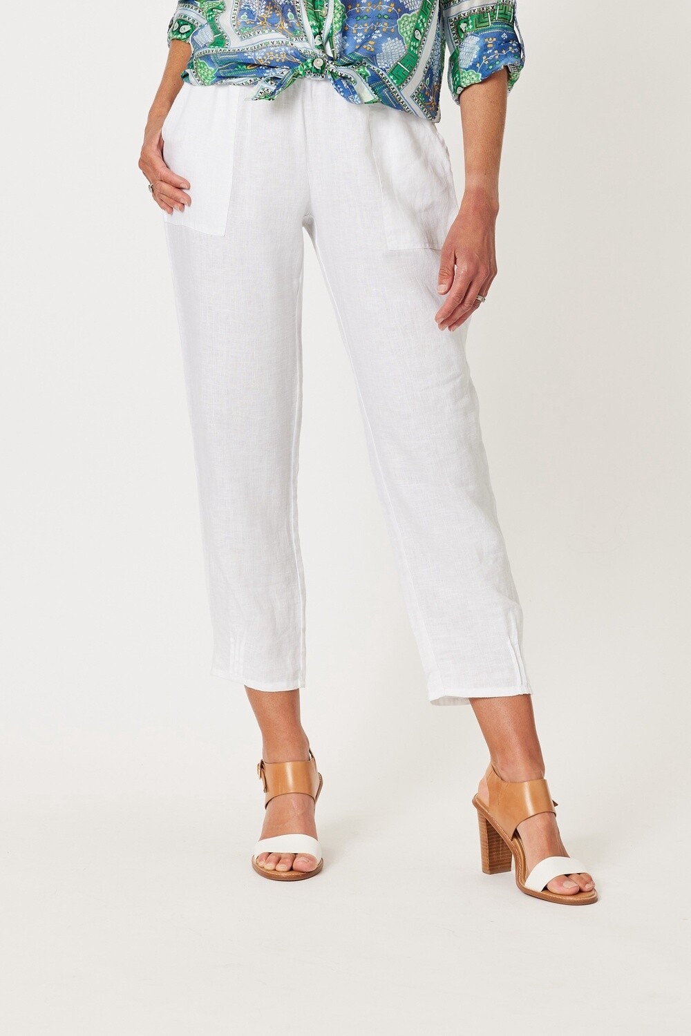 Gordon Smith | Jersey Waist Pants | White, Size: 8