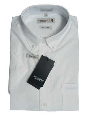 Pringle | Classic Short Sleeve Shirt | Phillip | White