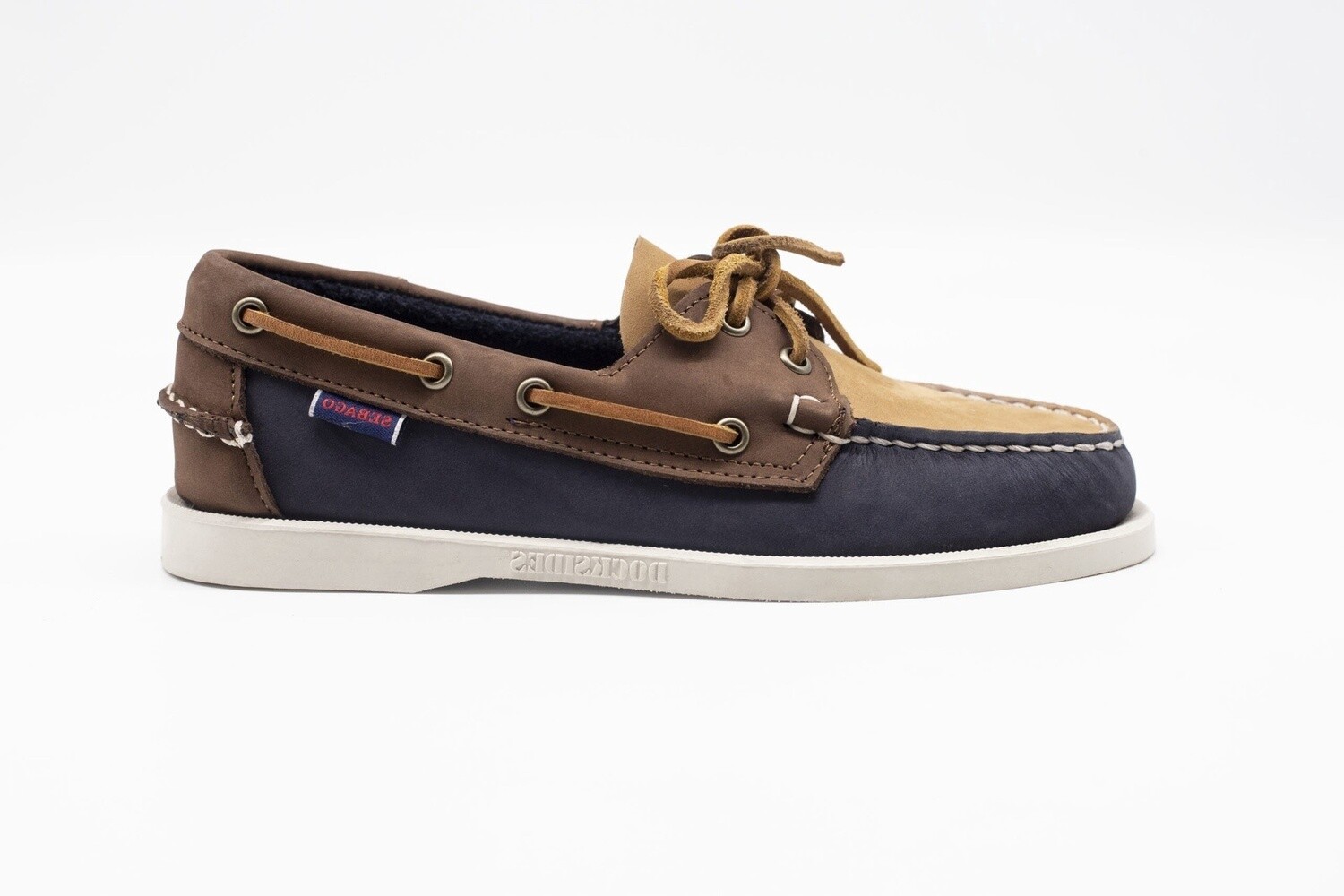 Sebago | Portland Archive | Blue Brown Tan, Size: 7