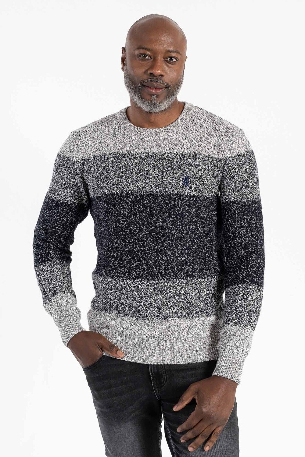Pringle | Crew Neck Jersey | Chunky Knitwear | Navy, Colour: S