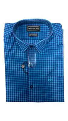 Carlo Galucci | Short Sleeve Shirt | CK942DF | Green