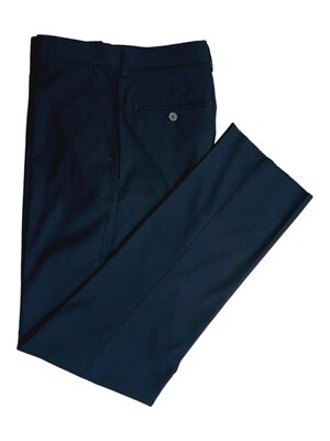 Carlo Galucci | Avante Trousers | 1/4 Slant Flat Front Half Lined | Unfinished Bottom | Navy