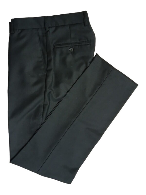 Carlo Galucci | Avery Trouser | Flat Front | Black