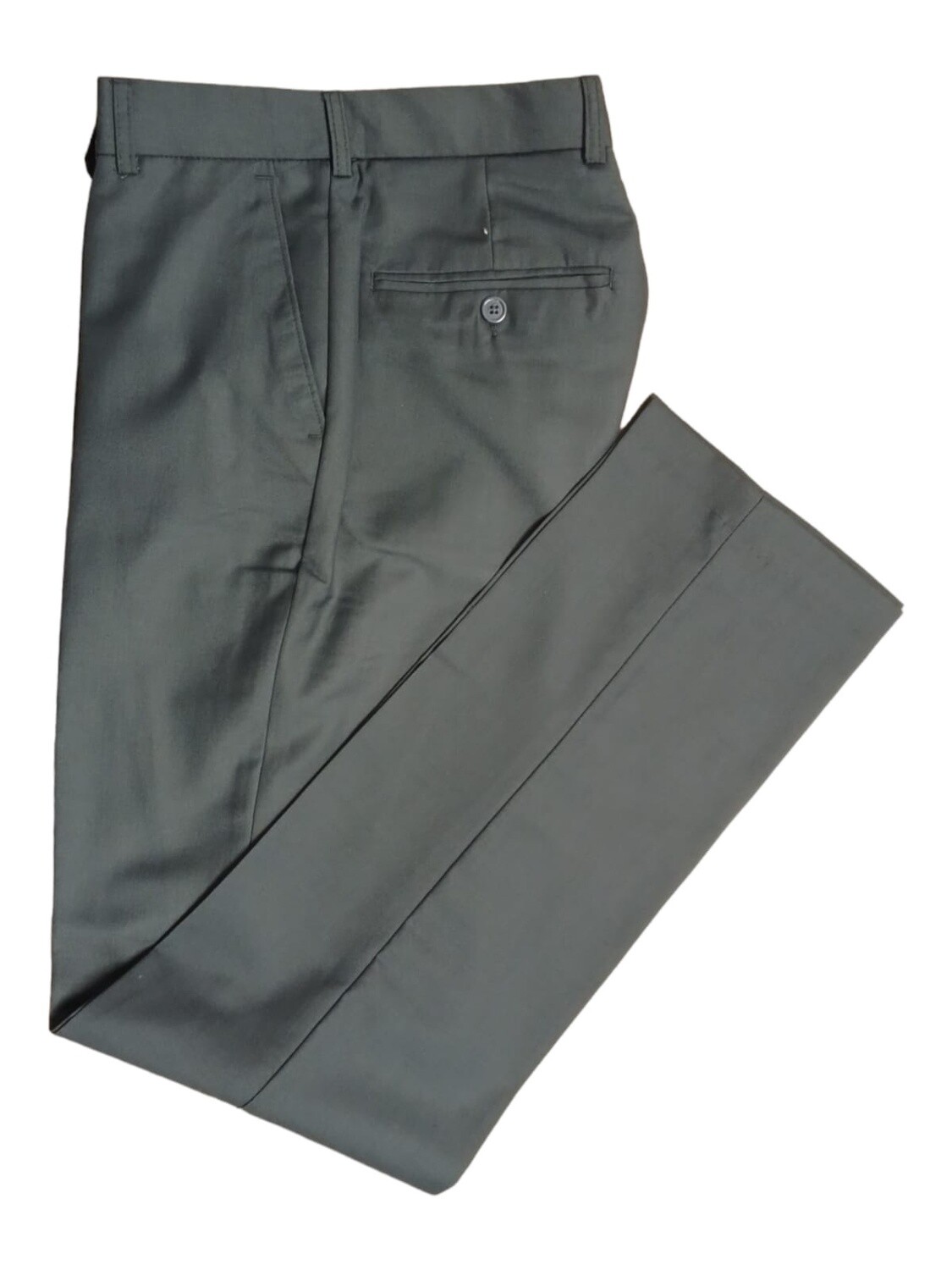 Carlo Galucci | Avery Trouser | Flat Front Half Lined | Anthracite, Size: 28