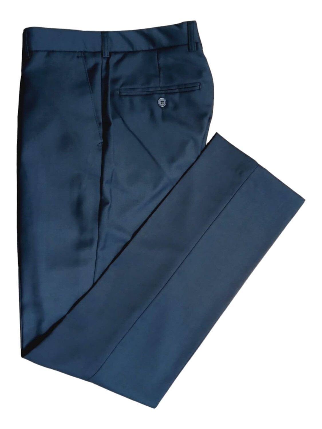 Carlo Galucci | Avery Trouser | Flat Front Half Lined | Airforce, Size: 28