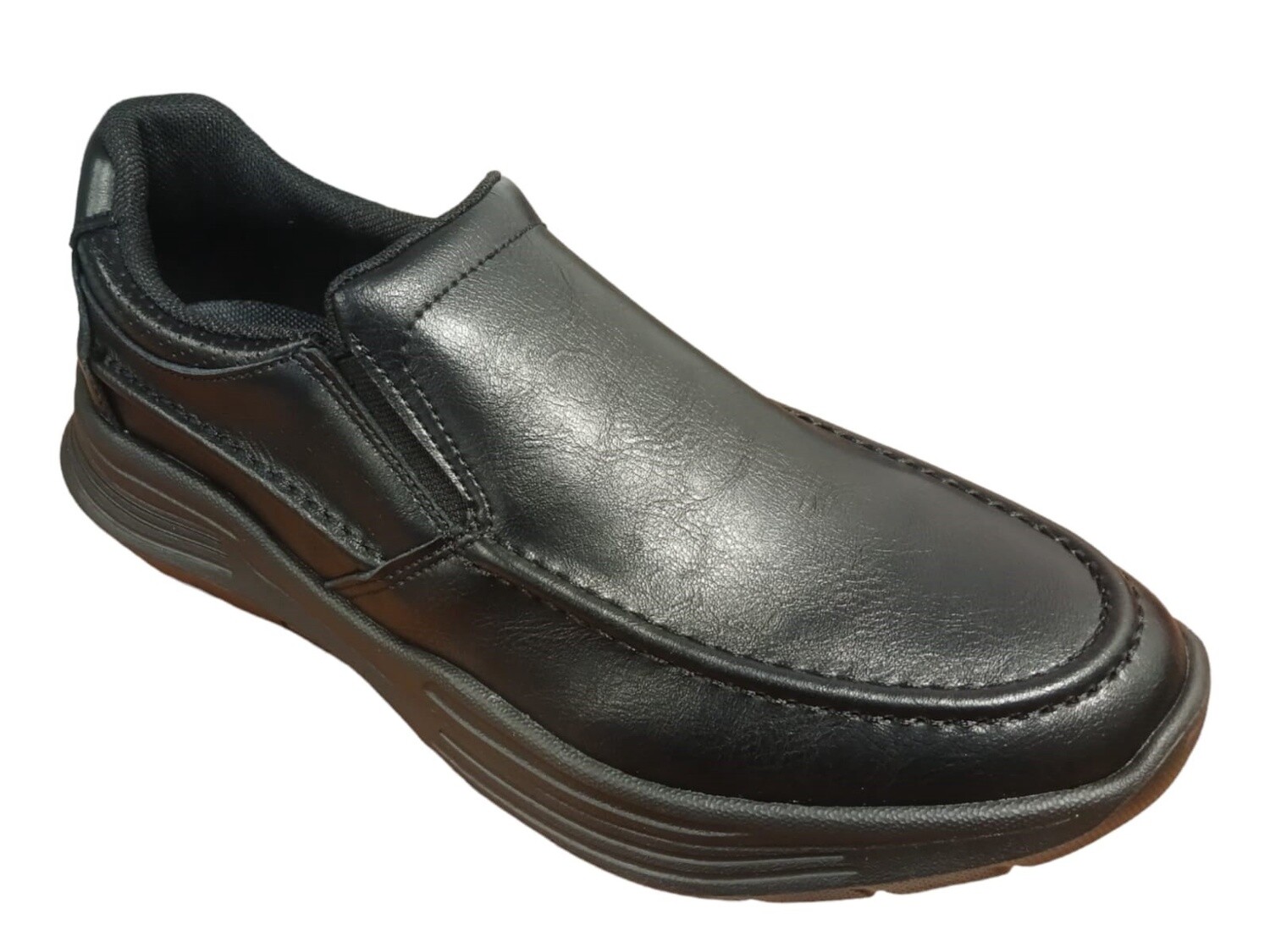 Hush Puppies | Jack II Slip-on | Black Cow Leather, Size: 6