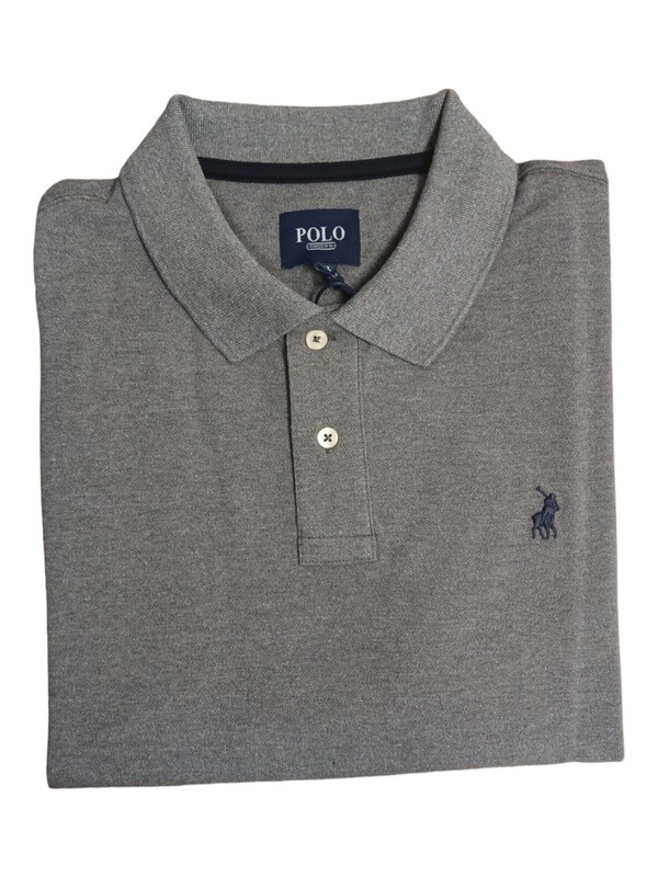 Polo | Short Sleeve Golfer | Stretch Pique | Grey