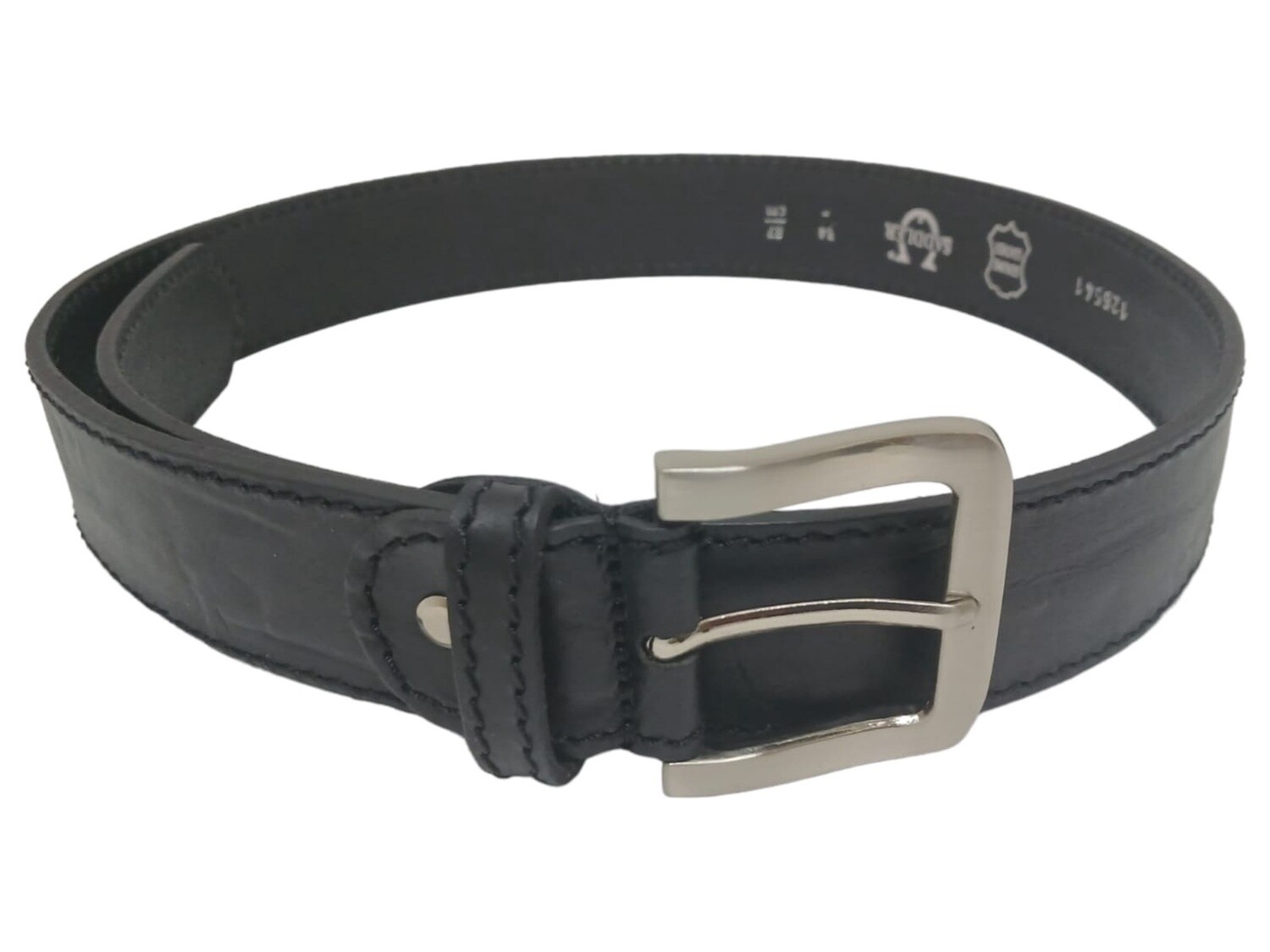 Saddler 40mm Genuine Leather Belt Mombassa Black