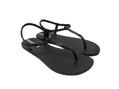 Ipanema | Class Glitz Sandals | Black &amp; Glitter