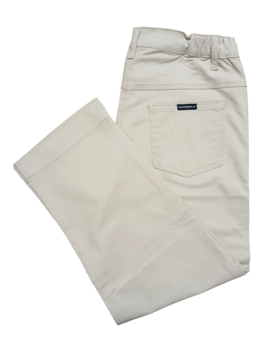 Barrington | Becca Capri | Side Elastic | Sand Stone, Size: 32