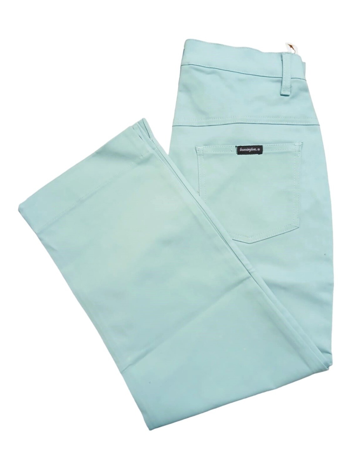 Barrington | Savannah Capri | Stretch Twill | Seafoam, Size: 32