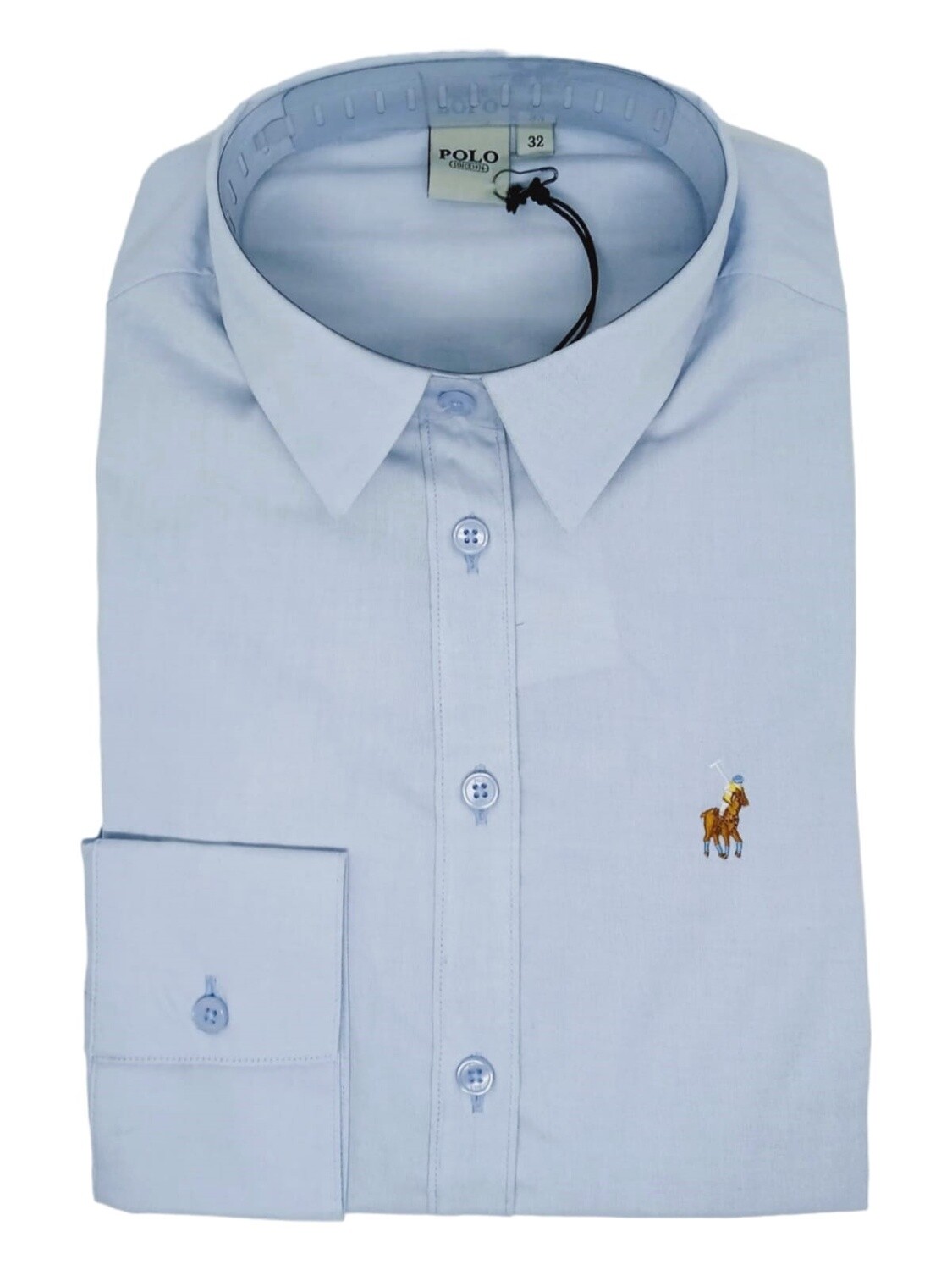 Polo | Long Sleeve Shirt | Penelope | Blue, Size: 30
