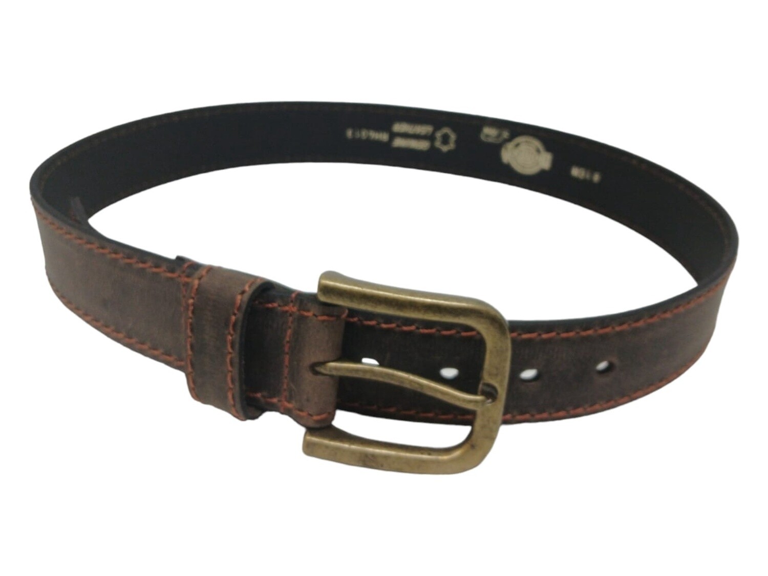 Paris Belts | Casual Leather Belt | Brown, Size: 32