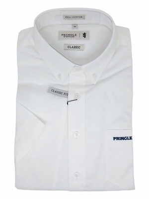 Pringle | Ethan | Short Sleeve Shirt | White