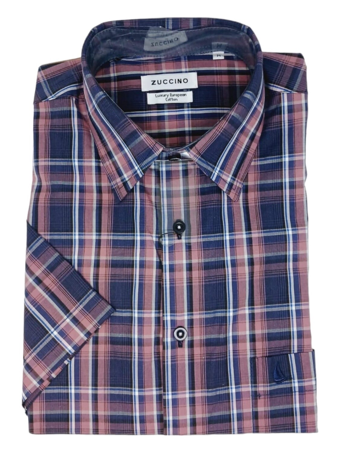 Zuccino | Short Sleeve Shirt | Toby Check | Multi, Size: S