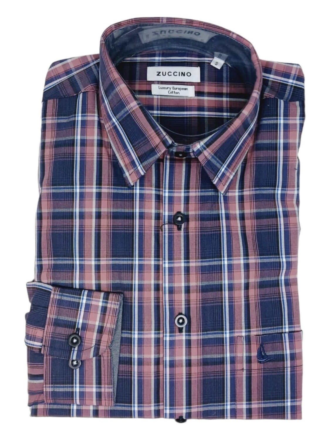 Zuccino | Long Sleeve Shirt | Toby Check | Multi, Size: S