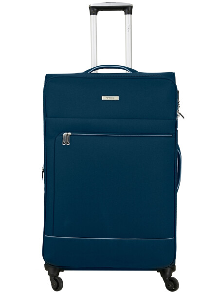 Tosca | Platinum Suitcase | Navy, Size: 55cm