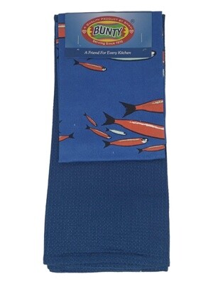 Bunty | 2pack Kitchen Towels | Fish | 45x70
