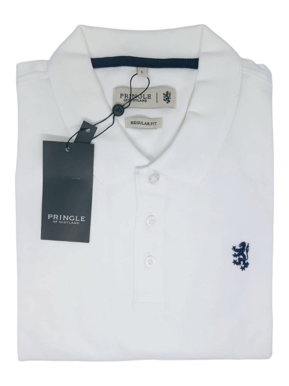 Pringle | Austyn Pique Golfer | White, Size: S