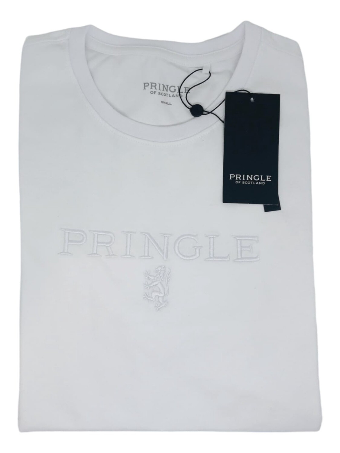Pringle | Ace Crewneck T-shirt | White, Size: S