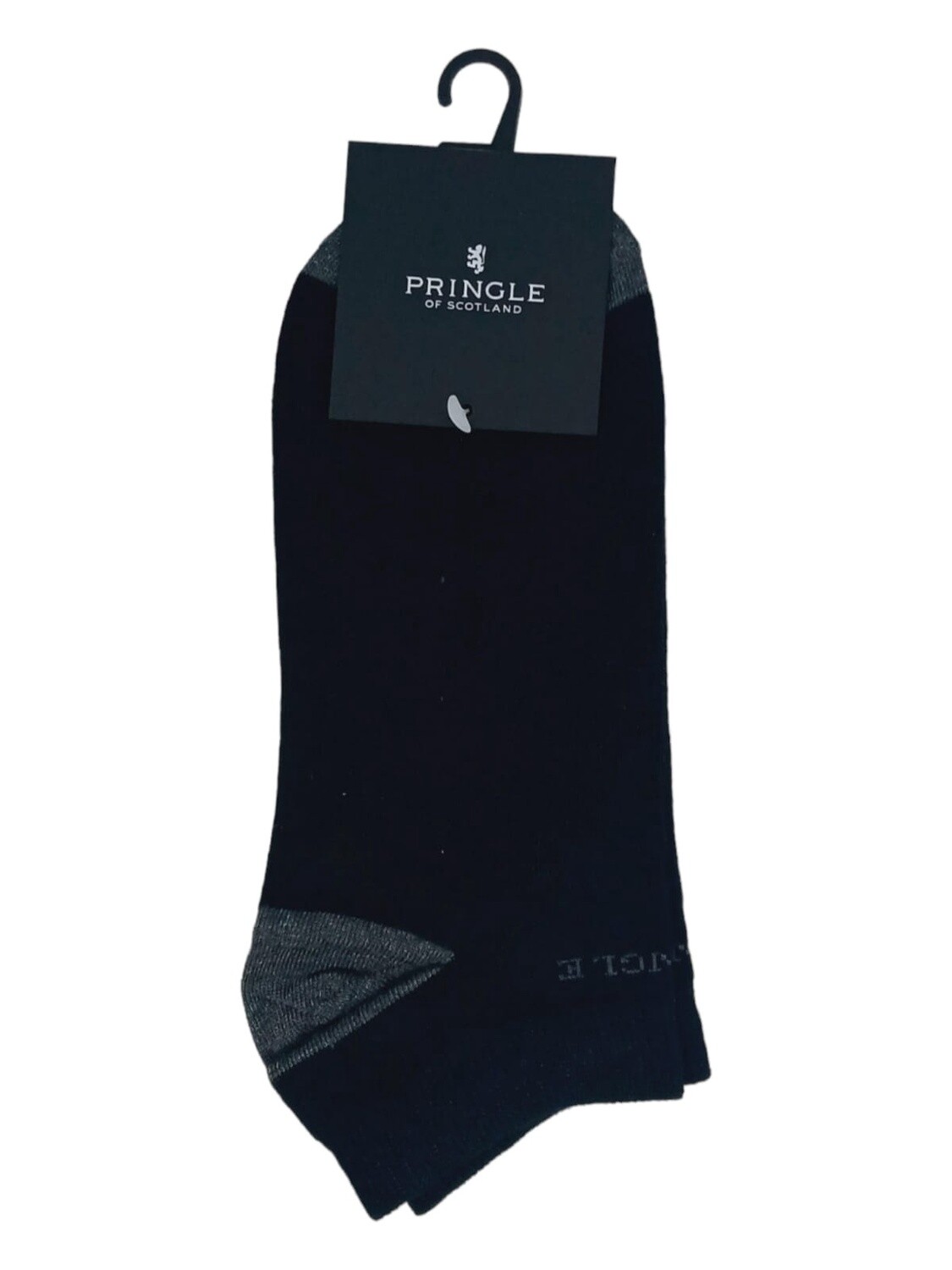 Pringle | Plain Short Socks | Black, Size: S-M