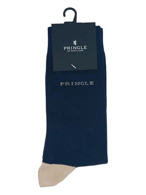 Pringle | Plain Long Socks | Navy
