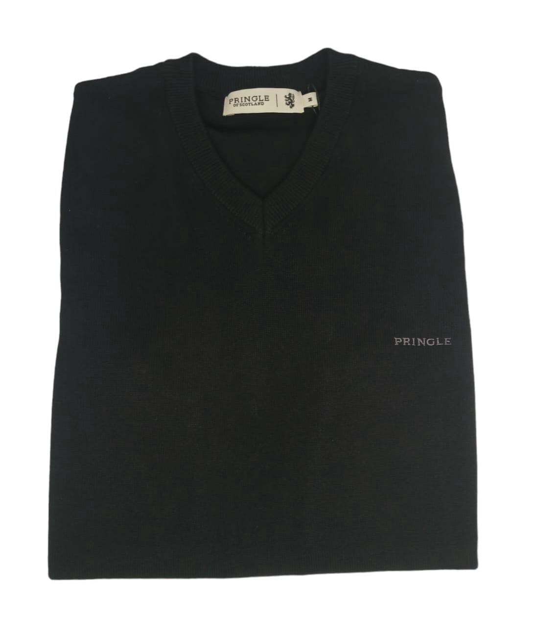 Pringle | Ryan Sleeveless V-Neck | Knitwear | Black, Size: S