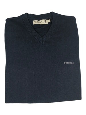 Pringle | Ryan Sleeveless V-Neck | Knitwear | Navy