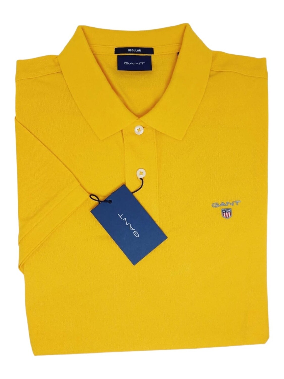Gant | Original Pique Rugger Golfer | Yellow, Size: S