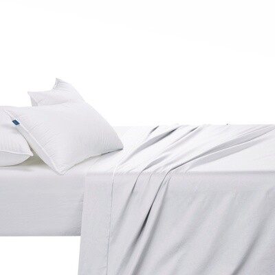 Egyptian Cotton | Oxford Flat Sheet | 400 Thread Count | White