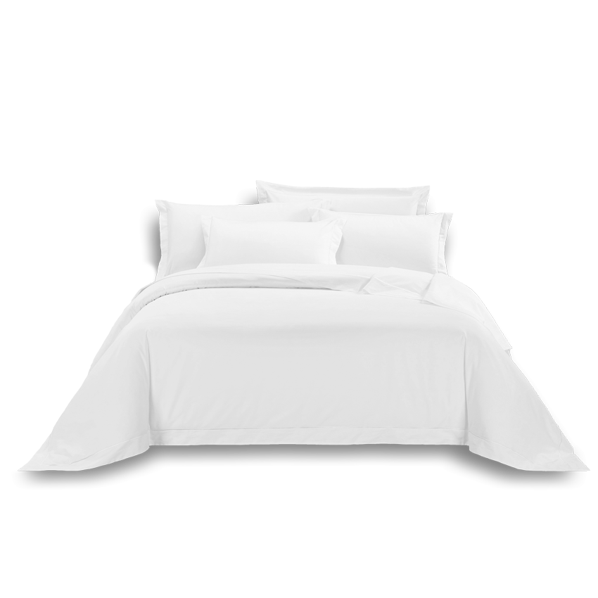 Egyptian Cotton | Duvet Cover | 400 Thread Count Egyptian Cotton | White, Size: Single