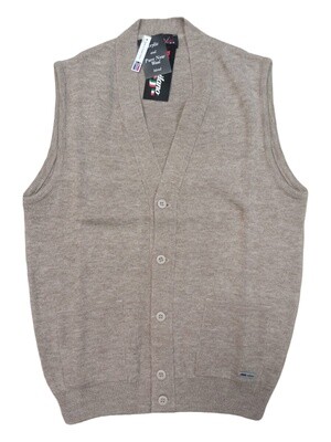 Dino Milano | Knitted Waistcoat | Natural