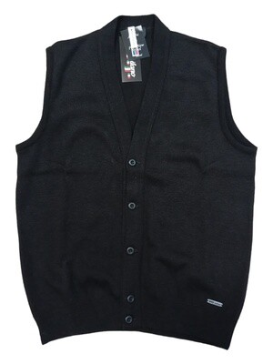 Dino Milano | Knitted Waistcoat | Black