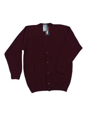 Dino Milano | Knitted Cardigan | Wine