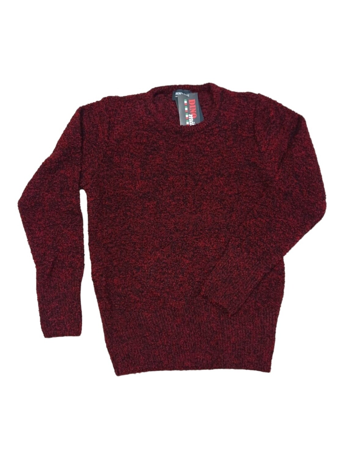 Dino Milano | Knitted Pull over | Burgundy, Size: S