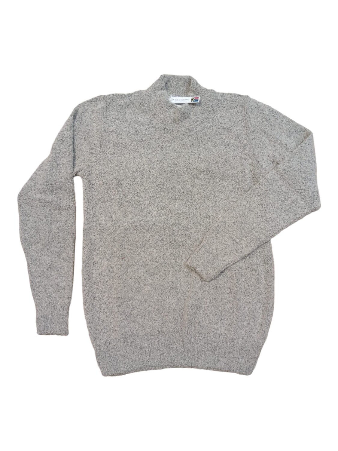 Romy Collection | Boucle Turtle Neck | Natural, Size: S