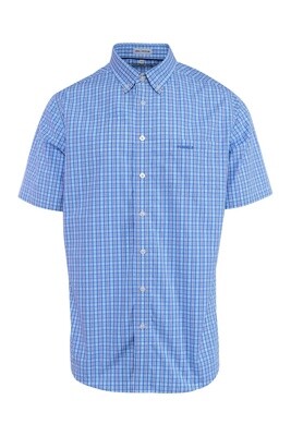 Pringle | Classic Short Sleeve Shirt | Cyril | Mid Blue