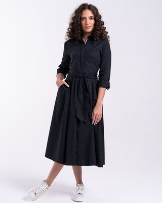Pringle | Ari Shirt Dress | Black