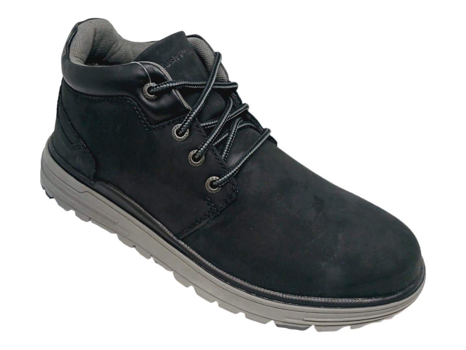 Hush Puppies | Arlo Boot | Black Cow Nubuck, Size: 6