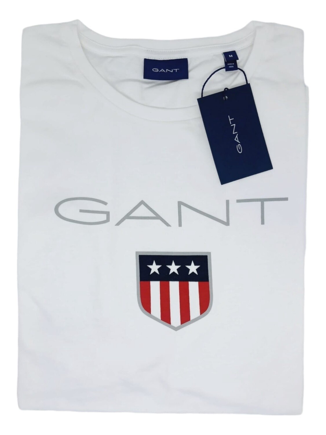 Gant | Shield T-shirt | White, Size: S