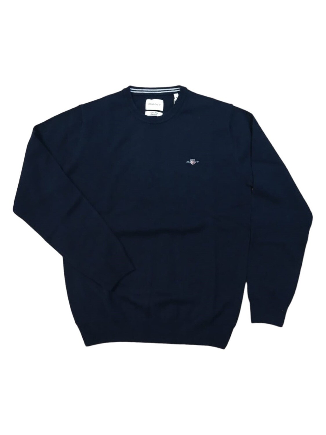 Gant | Super Fine Lambswool Crew Sweater | Marine, Size: S