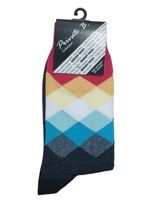 Private Benjamin | Funky Socks | Diamond | 7-11