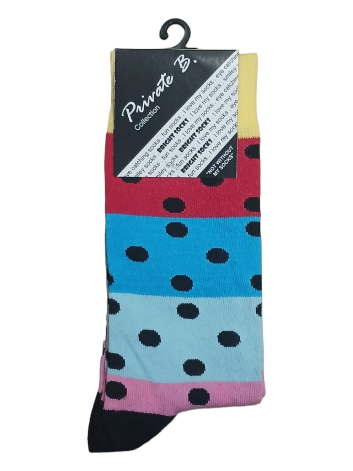 Private Benjamin | Funky Socks | Dots &amp; Stripes | 7-11