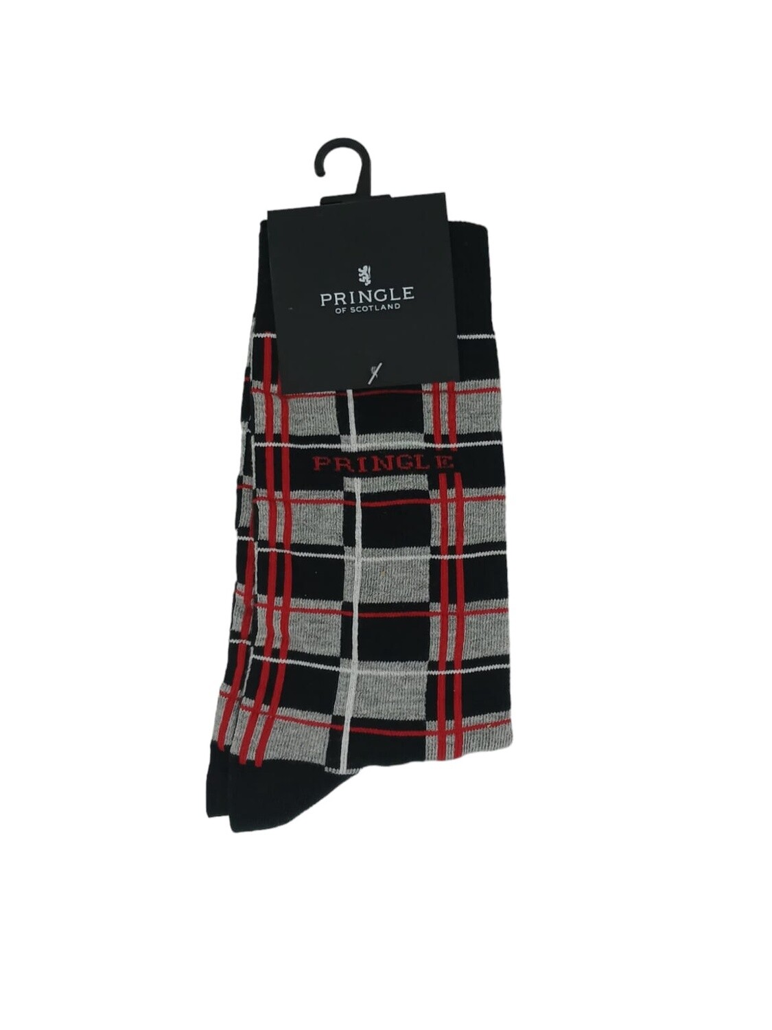 Pringle | Eavan Check Socks | Black, Size: S-M