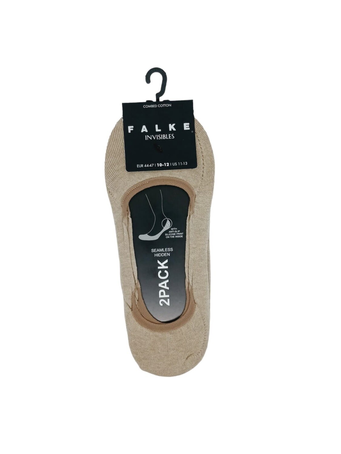 Falke | 2 Pack Invisible socks | Beige, Size: 4-6
